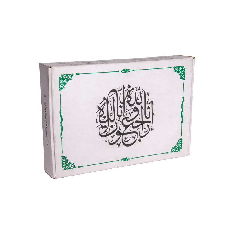 کارتن مناسبتی ویژه تسلیت با چاپ افست